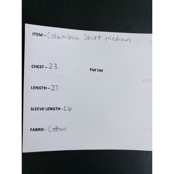 Columbia Button Up Shirt Men's Size Medium Sandstone Plaid - Picture 7 of 8